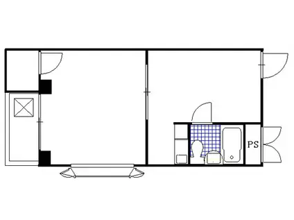 アーバンステージ赤羽(1DK/2階)の間取り写真