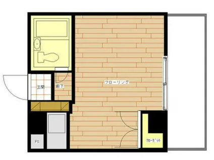 レジデンス蒲田(ワンルーム/5階)の間取り写真