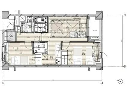 NK青山ホームズ(2LDK/4階)の間取り写真