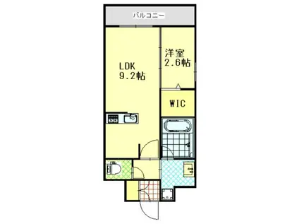 JS STAGE ジェイズステージ(1LDK/6階)の間取り写真