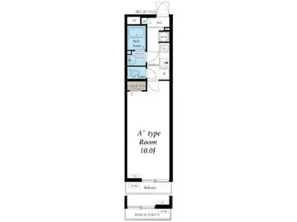 ピース&ウェルネス(1K/2階)の間取り写真