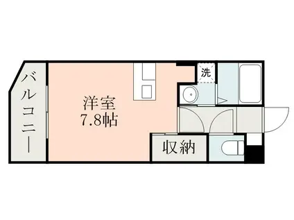 MZ鴨池II(ワンルーム/4階)の間取り写真