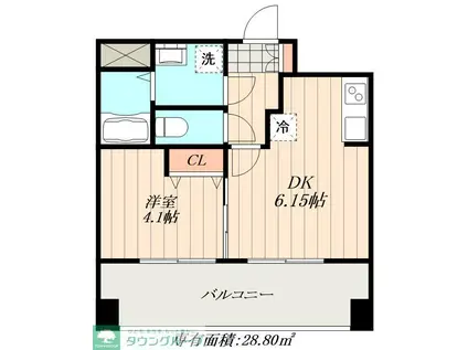 D-MEDICARE名古屋一社(1DK/3階)の間取り写真