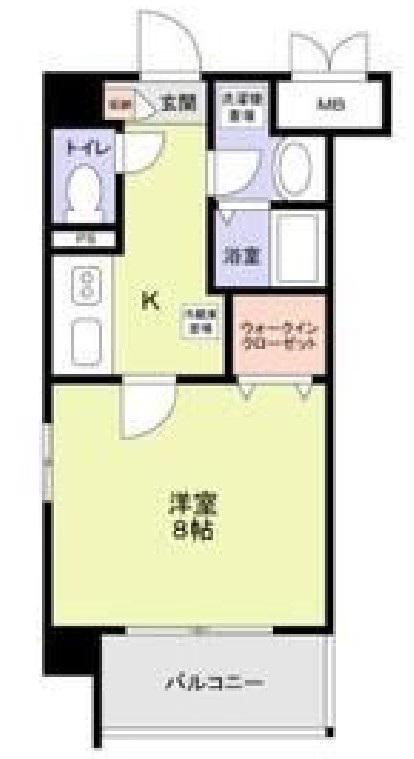 ACO MANSIONS(1K/7階)の間取り写真