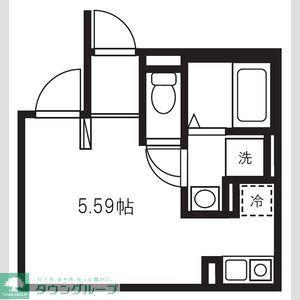 バズ西台III(ワンルーム/1階)の間取り写真