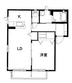 アーバンライフM2(1LDK/2階)の間取り写真