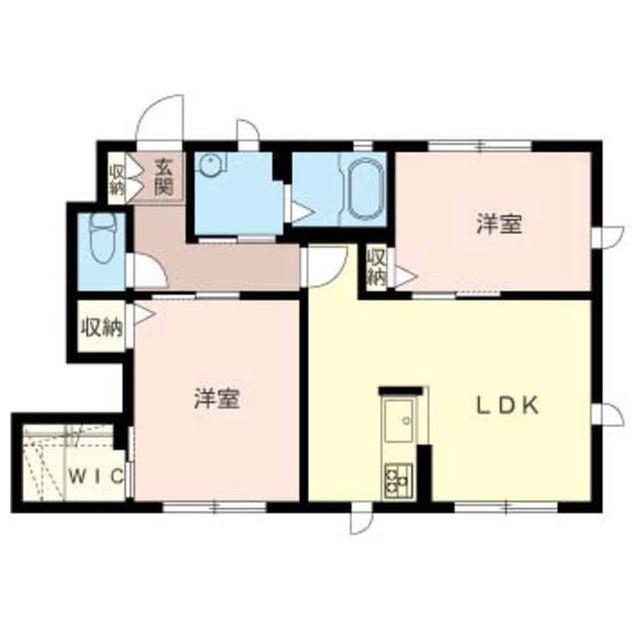 サンベルデB(2LDK/1階)の間取り写真