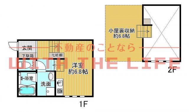 RENATUS CALERO(1SK/2階)の間取り写真