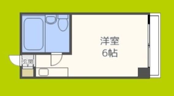 エムロード中川(ワンルーム/7階)の間取り写真