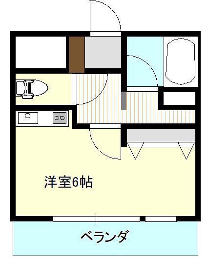 朝日プラザ十日町702(ワンルーム/7階)の間取り写真