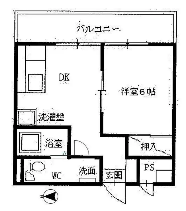 ヘレンハウゼ 3階階 間取り