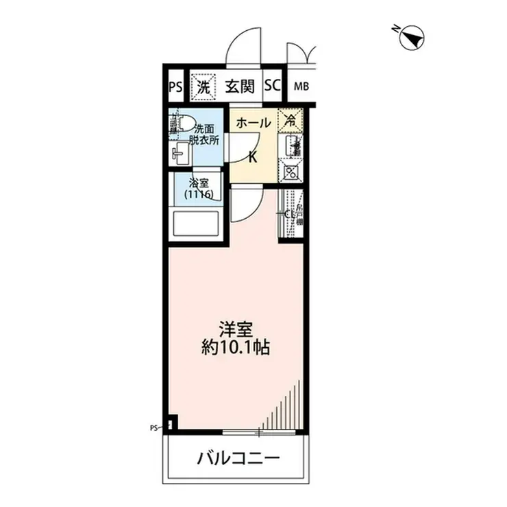 プレール・ドゥーク中板橋II 4階階 間取り