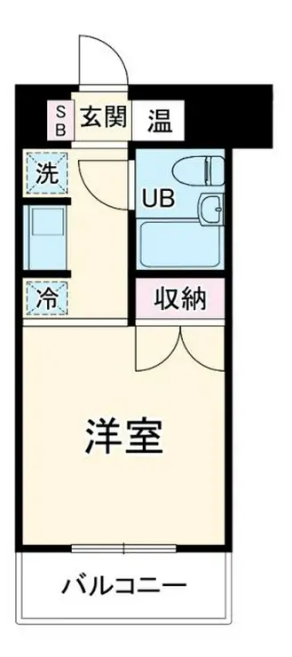 スカイコート二俣川 3階階 間取り