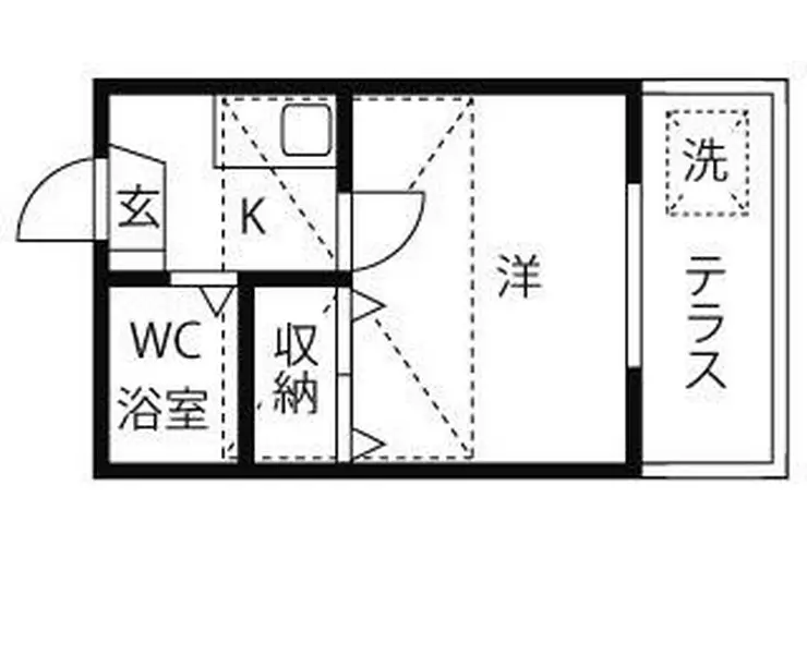 リエス弘明寺 1階階 間取り