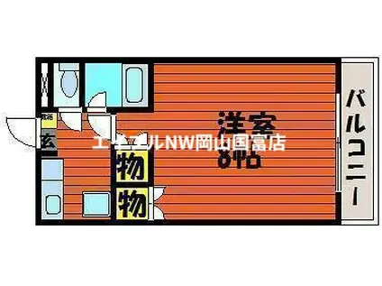 パル81(1K/3階)の間取り写真