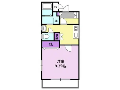 SALA13(1K/1階)の間取り写真