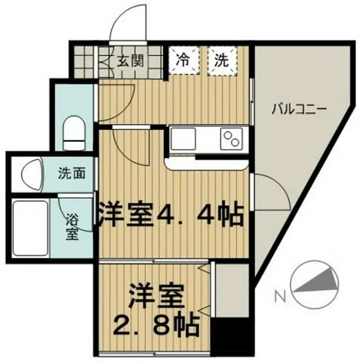 ラフィーノ吉祥寺 2階階 間取り