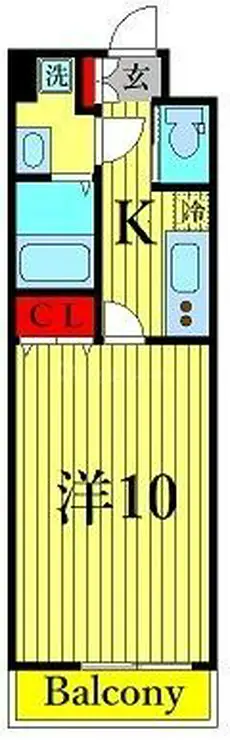 コモン西葛西 7階階 間取り