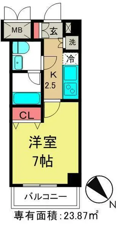 コンフォリア豊洲 2階階 間取り