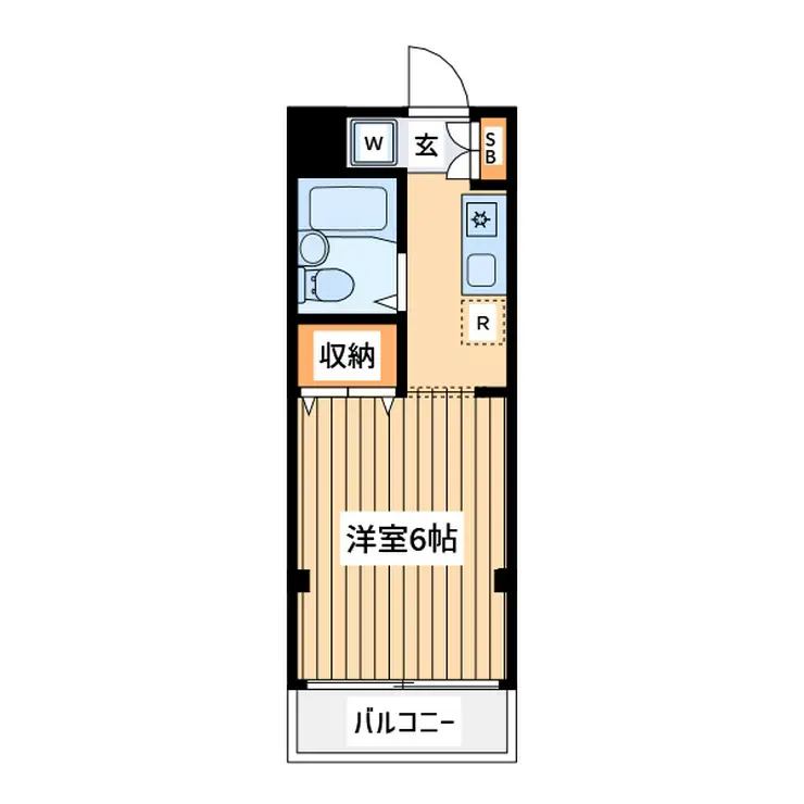 ガーデンハウス新川崎 2階階 間取り