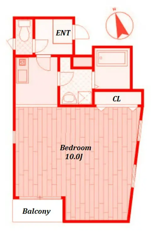 ゼフィール横濱 2階階 間取り