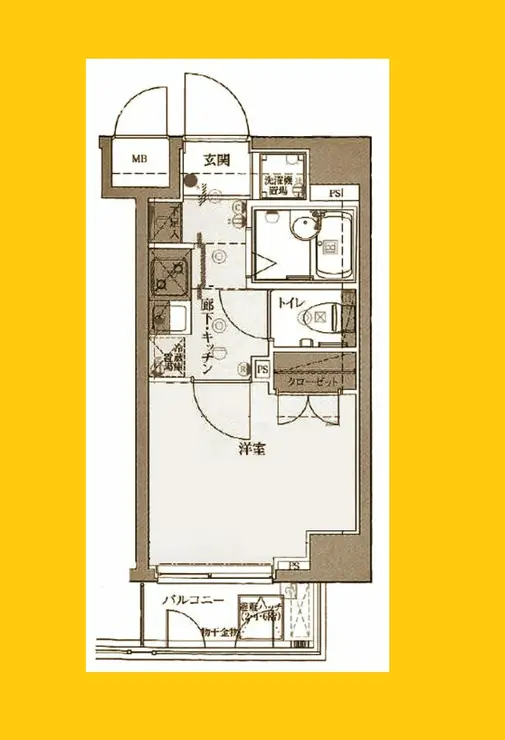 ヴェルト横濱石川町II 7階階 間取り