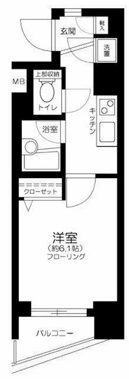 パレステュディオ渋谷WEST 5階階 間取り