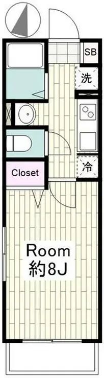 キューブ21 1階階 間取り