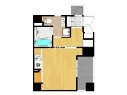 エイペックス東心斎橋I(ワンルーム/5階)の間取り写真