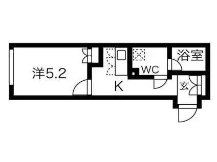 SPEC RESIDENCE TOGOSHI(1K/2階)の間取り写真