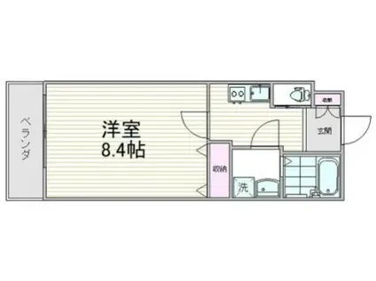 エスジーコート中板橋(1K/3階)の間取り写真