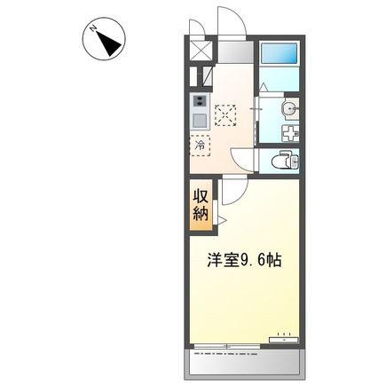 ASAHI TARNAL(1K/1階)の間取り写真