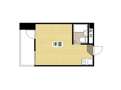 アルティメイトBUILDG.今町(ワンルーム/7階)の間取り写真