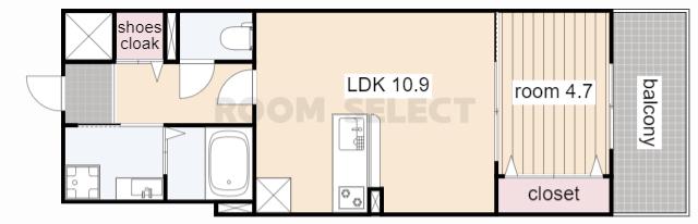 グランアビタシオンノリタケ(1LDK/7階)の間取り写真