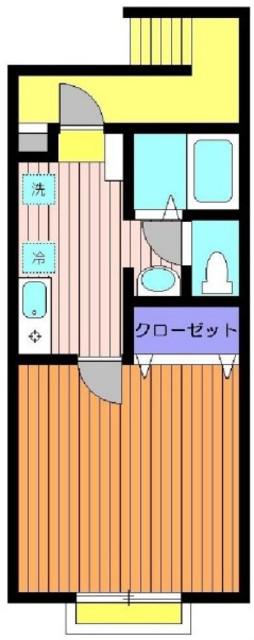 JGHILL′S(1K/2階)の間取り写真