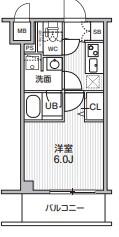 S-RESIDENCE横濱磯子ALIZE(1K/1階)の間取り写真