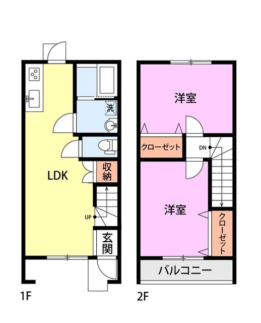 笑のすみか壱(2LDK/1階)の間取り写真