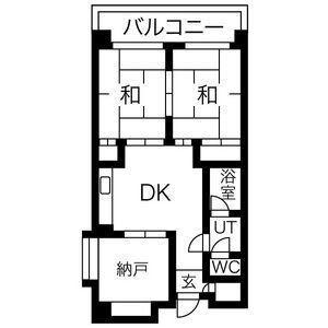 エクセルハイツ下北(3DK/4階)の間取り写真