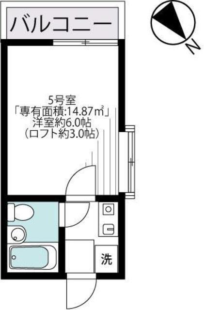 セント・メゾン浦安(1K/1階)の間取り写真