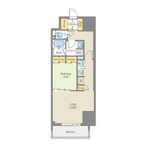 CORNES HOUSE NAGOYA(1LDK/7階)の間取り写真