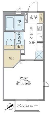 リヴェール高円寺(1K/1階)の間取り写真