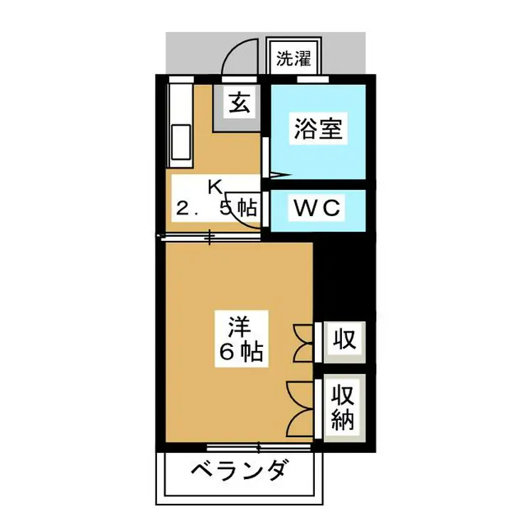 サニーハイツ 2階階 間取り