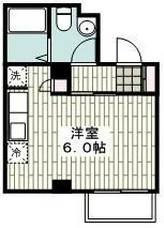 ウエストカミオ 4階階 間取り