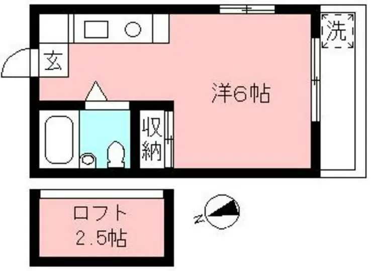 コーポ泉 1階階 間取り