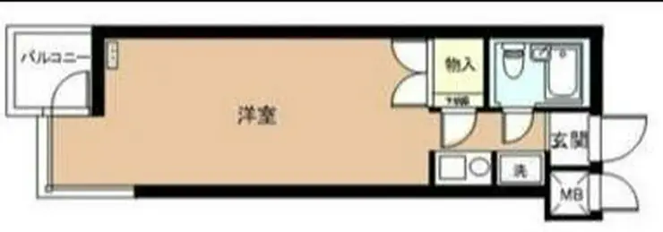 コスモポリタン 2階階 間取り