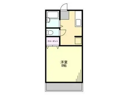 ミヤビハイツ(1K/1階)の間取り写真