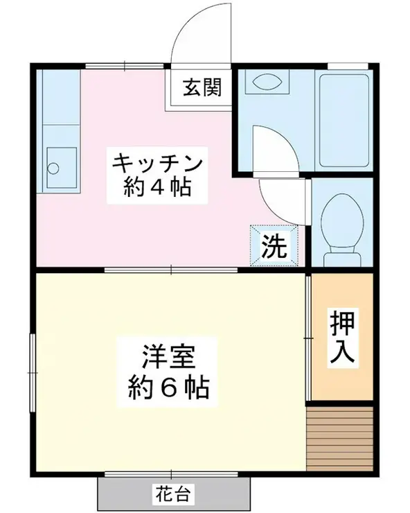 コーポグリーン 1階階 間取り