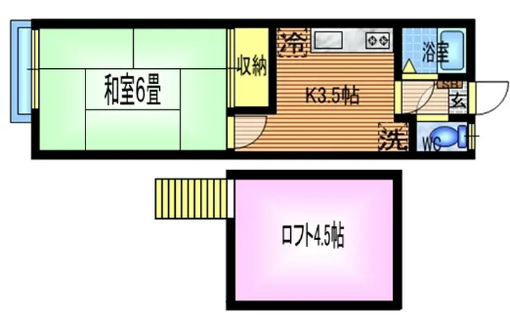 ソアール野崎 2階階 間取り