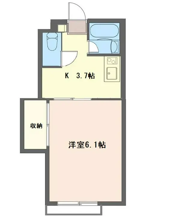 ベルシャンブル 1階階 間取り