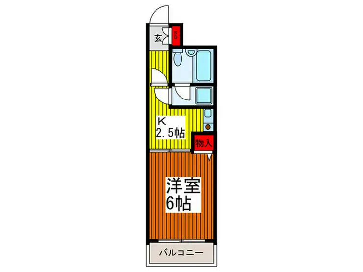 ライオンズマンション川口第11 3階階 間取り